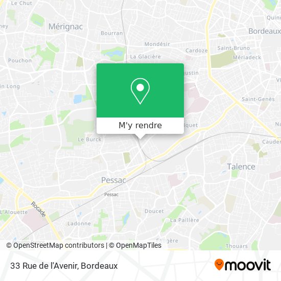 33 Rue de l'Avenir plan
