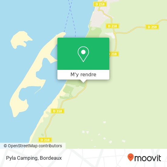 Pyla Camping plan