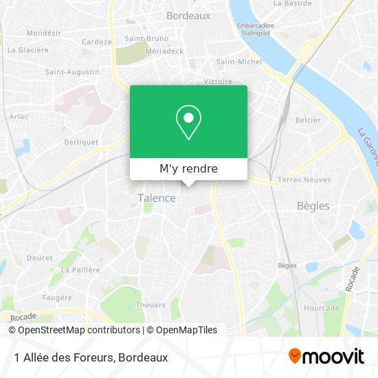1 Allée des Foreurs plan
