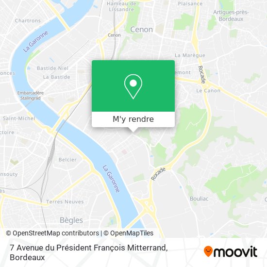 7 Avenue du Président François Mitterrand plan