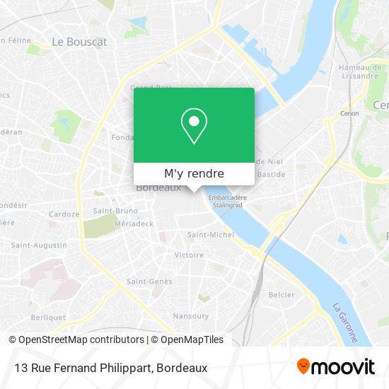 13 Rue Fernand Philippart plan