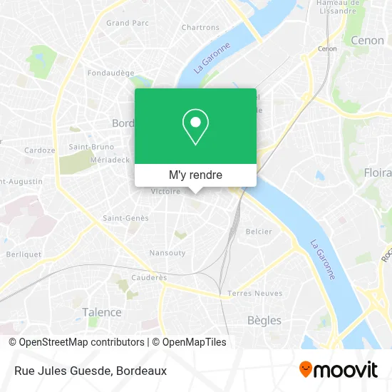 Rue Jules Guesde plan