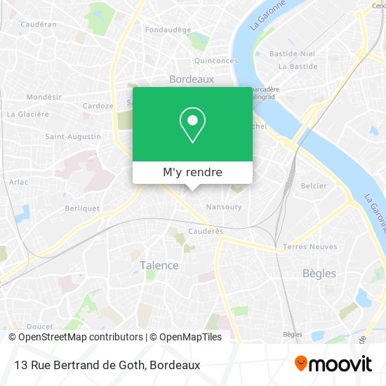 13 Rue Bertrand de Goth plan