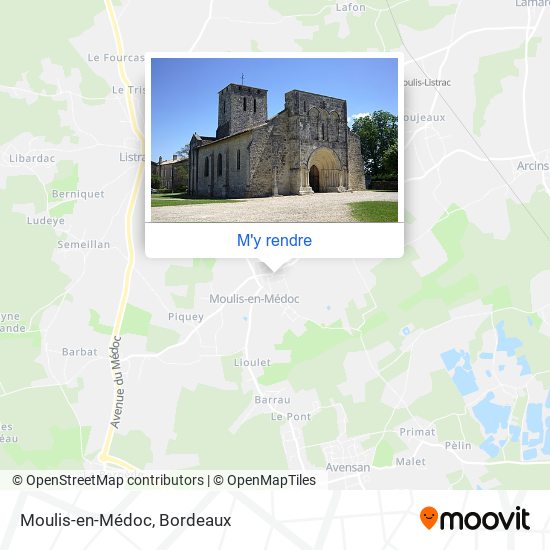 Moulis-en-Médoc plan