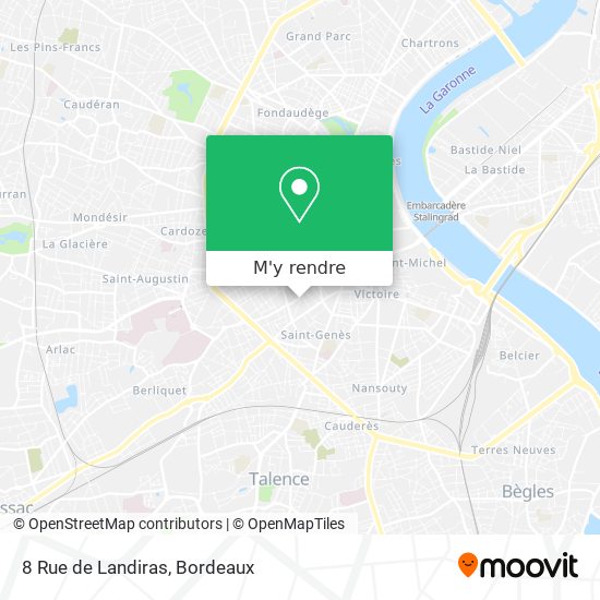 8 Rue de Landiras plan
