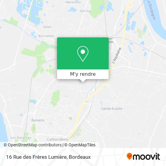 16 Rue des Frères Lumière plan