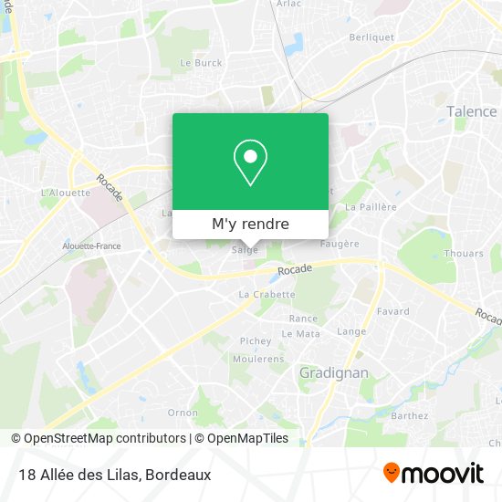 18 Allée des Lilas plan