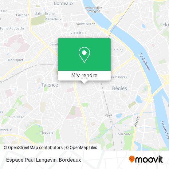 Espace Paul Langevin plan