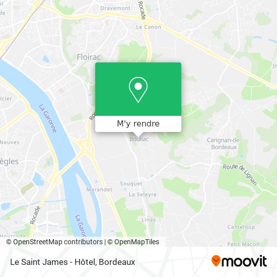 Le Saint James - Hôtel plan