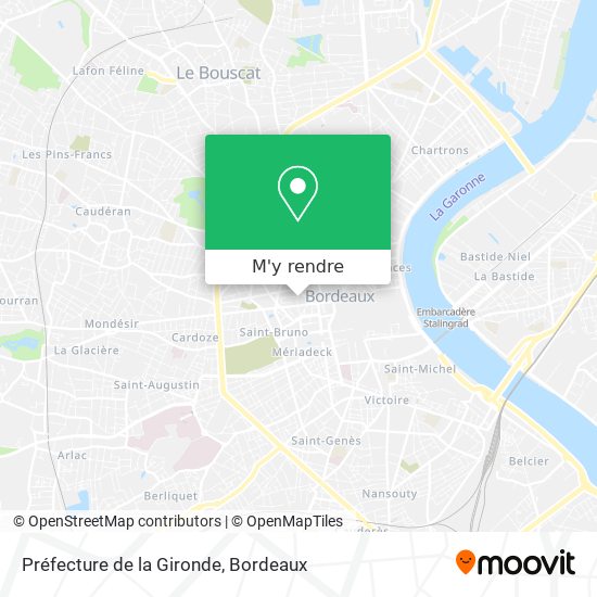 Préfecture de la Gironde plan
