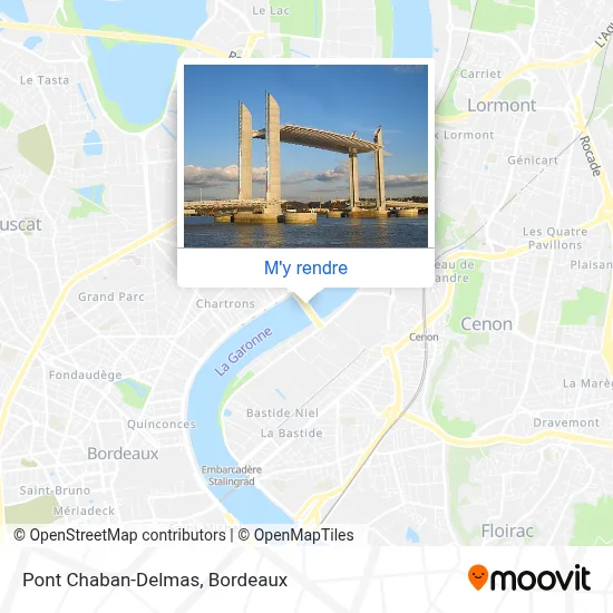 Pont Chaban-Delmas plan