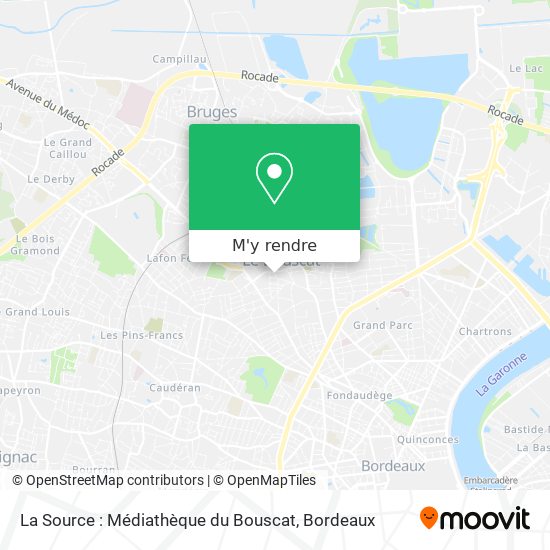 La Source : Médiathèque du Bouscat plan