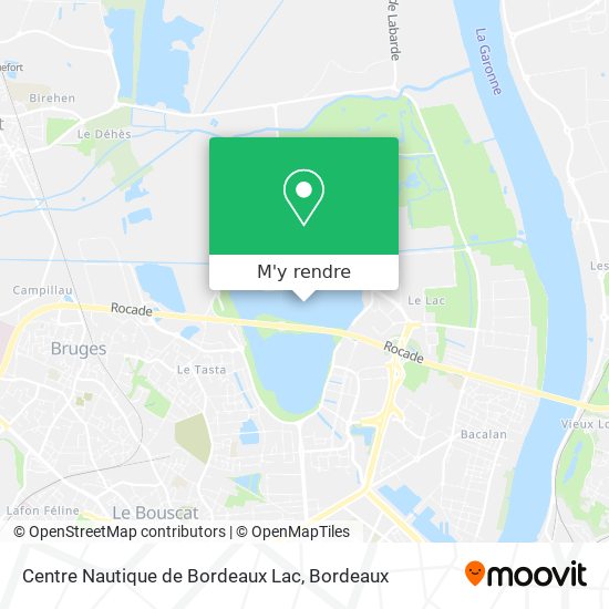Centre Nautique de Bordeaux Lac plan