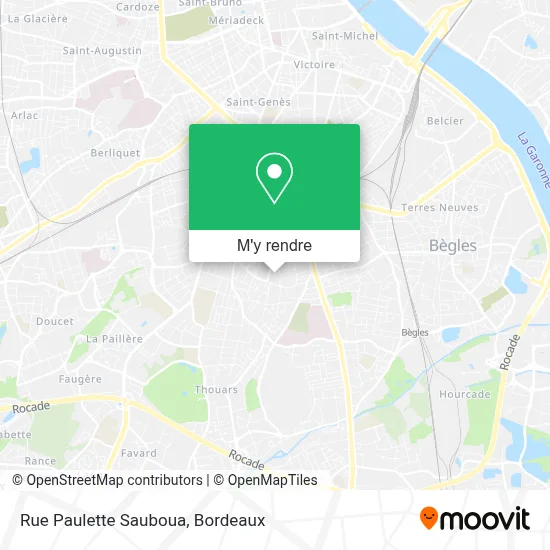 Rue Paulette Sauboua plan