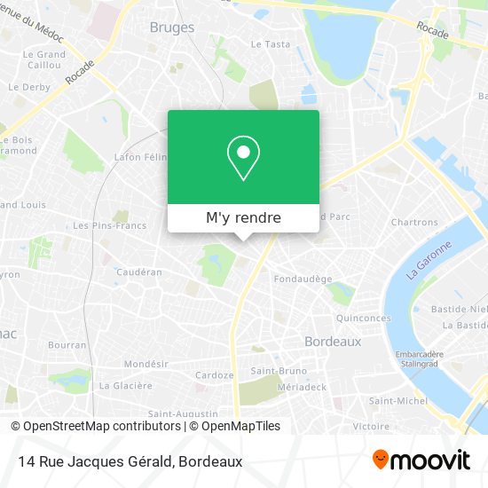 14 Rue Jacques Gérald plan