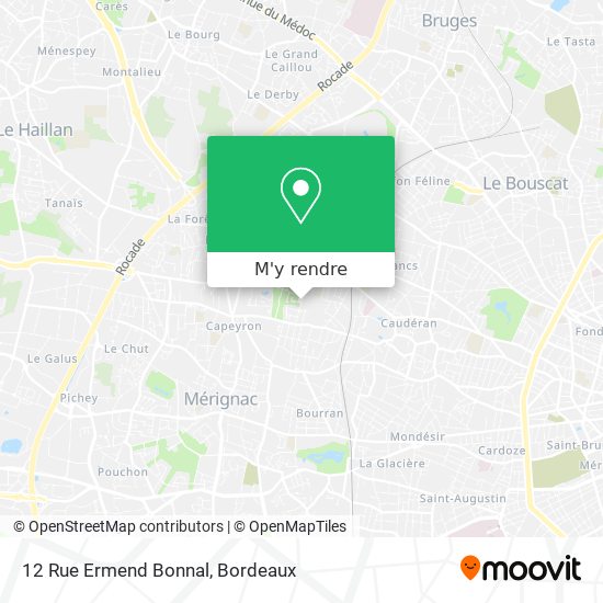 12 Rue Ermend Bonnal plan