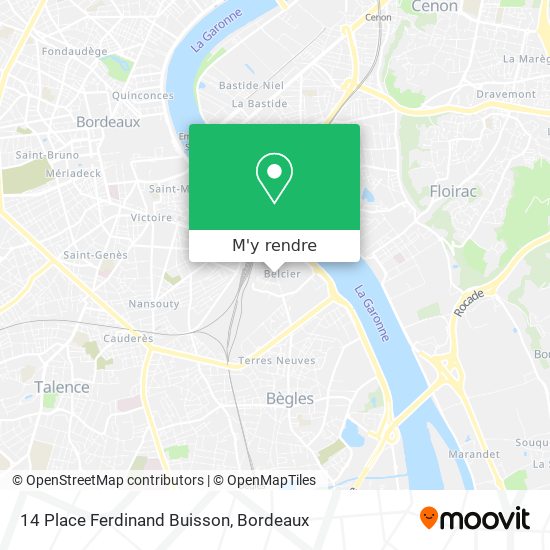 14 Place Ferdinand Buisson plan