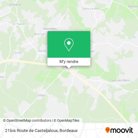 21bis Route de Casteljaloux plan