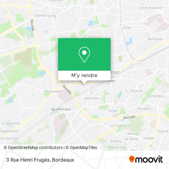 3 Rue Henri Frugès plan