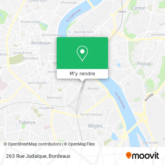 263 Rue Judaïque plan
