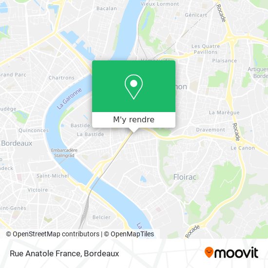 Rue Anatole France plan