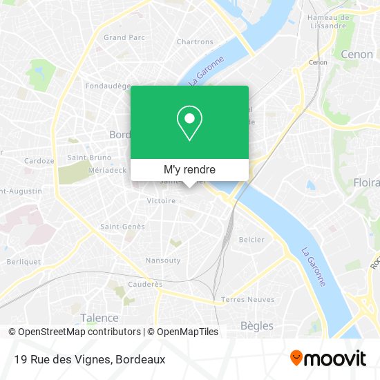 19 Rue des Vignes plan