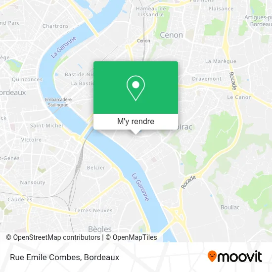 Rue Emile Combes plan