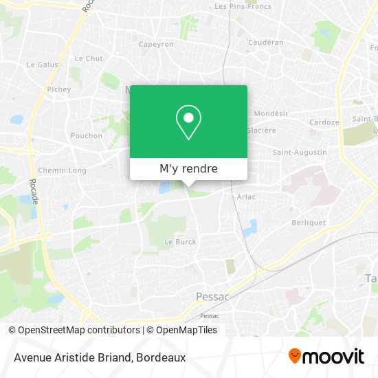 Avenue Aristide Briand plan