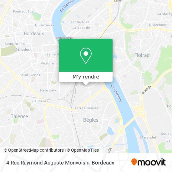 4 Rue Raymond Auguste Monvoisin plan