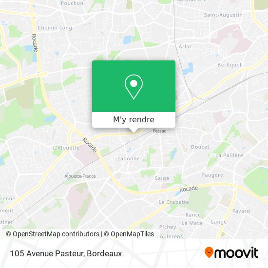 105 Avenue Pasteur plan