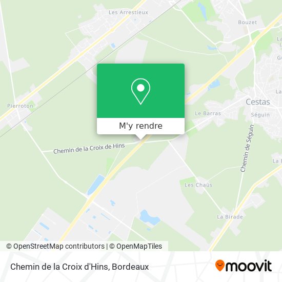Chemin de la Croix d'Hins plan