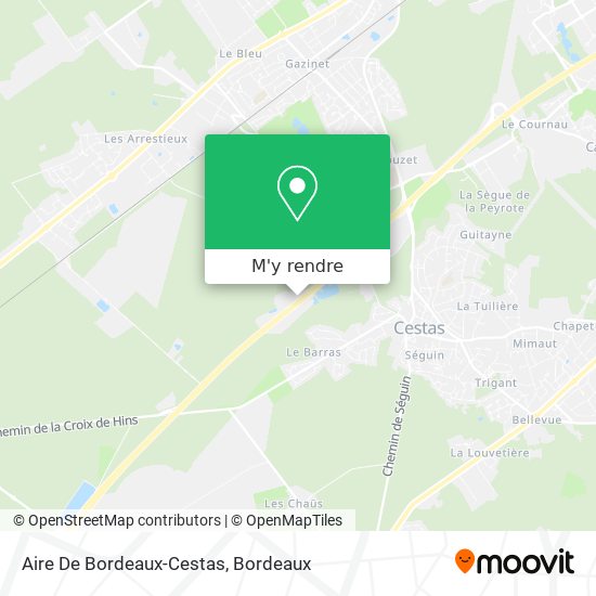 Aire De Bordeaux-Cestas plan