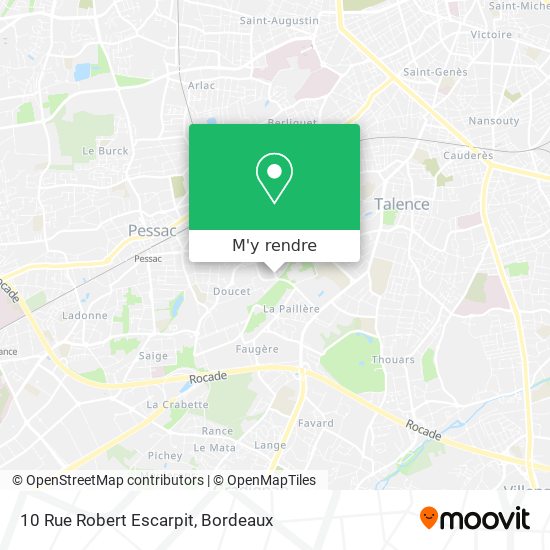 10 Rue Robert Escarpit plan