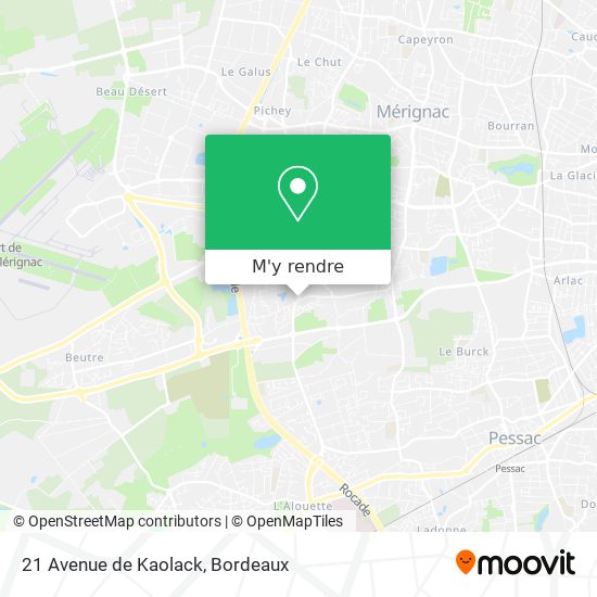21 Avenue de Kaolack plan