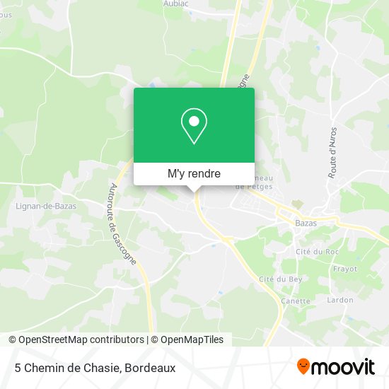 5 Chemin de Chasie plan