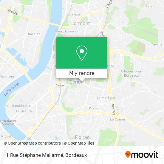 1 Rue Stéphane Mallarmé plan