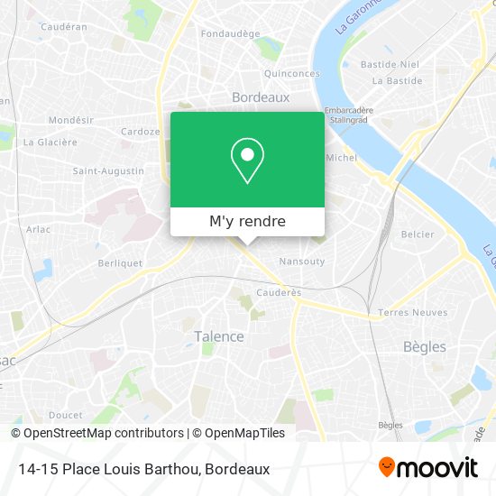 14-15 Place Louis Barthou plan