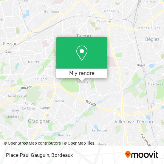 Place Paul Gauguin plan