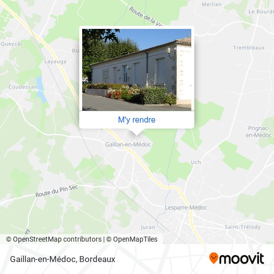 Gaillan-en-Médoc plan