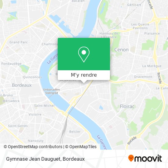Gymnase Jean Dauguet plan