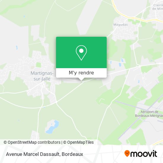 Avenue Marcel Dassault plan