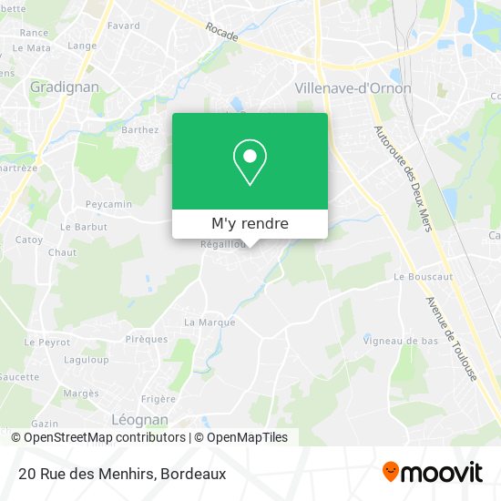 20 Rue des Menhirs plan