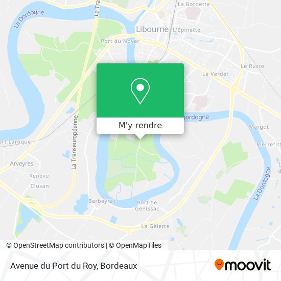 Avenue du Port du Roy plan