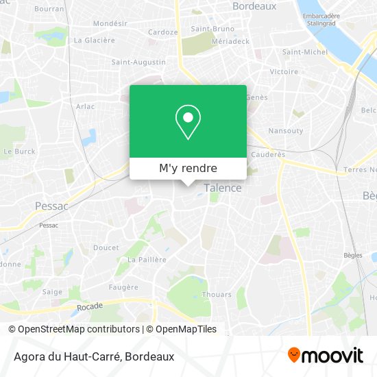 Agora du Haut-Carré plan