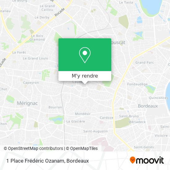 1 Place Frédéric Ozanam plan