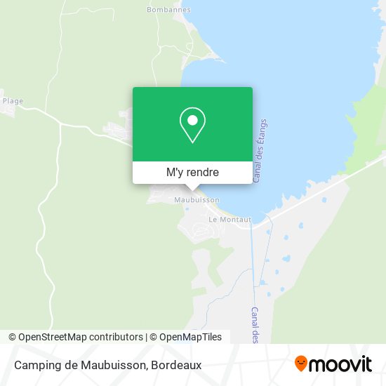 Camping de Maubuisson plan