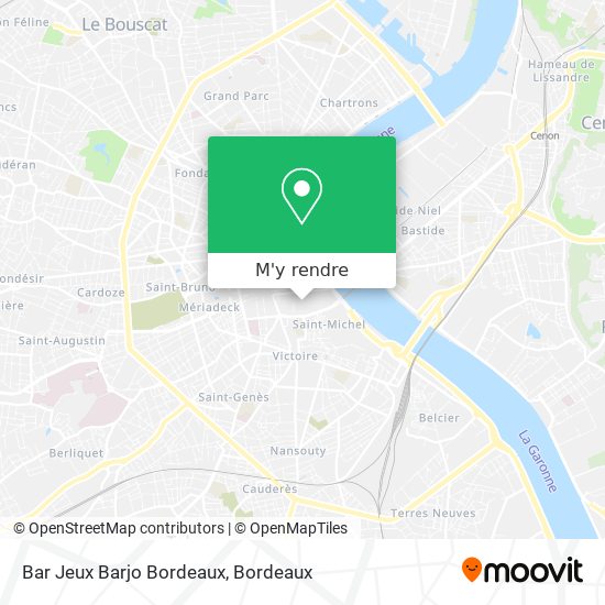 Bar Jeux Barjo Bordeaux plan