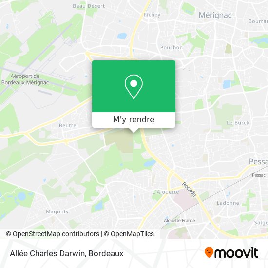 Allée Charles Darwin plan
