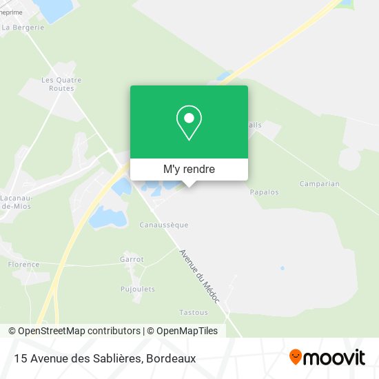 15 Avenue des Sablières plan