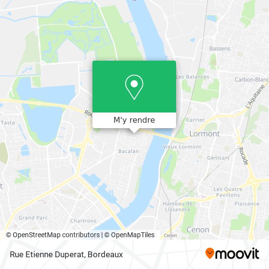 Rue Etienne Duperat plan